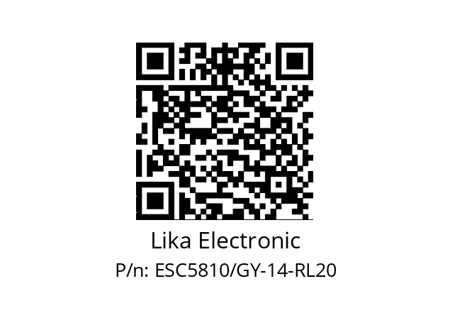   Lika Electronic ESC5810/GY-14-RL20