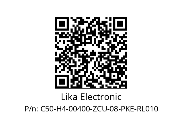   Lika Electronic C50-H4-00400-ZCU-08-PKE-RL010