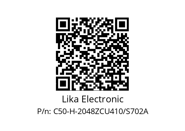   Lika Electronic C50-H-2048ZCU410/S702A