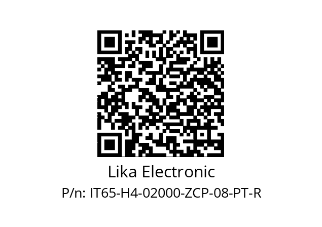   Lika Electronic IT65-H4-02000-ZCP-08-PT-R