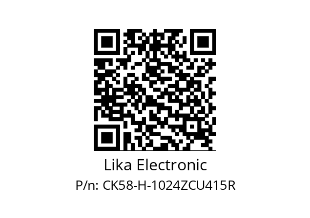   Lika Electronic CK58-H-1024ZCU415R