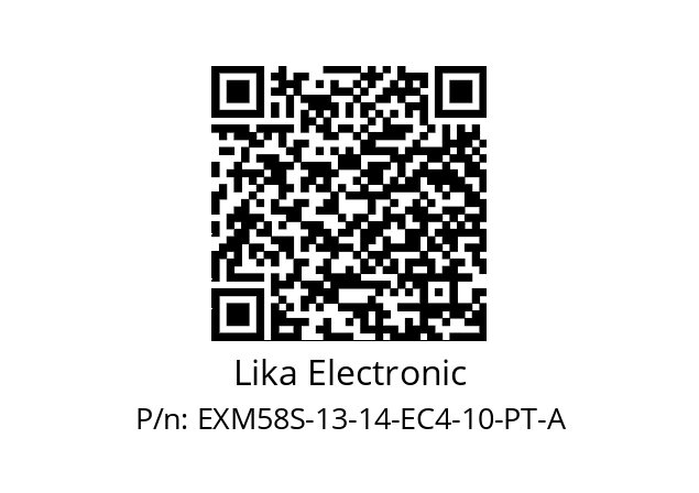   Lika Electronic EXM58S-13-14-EC4-10-PT-A