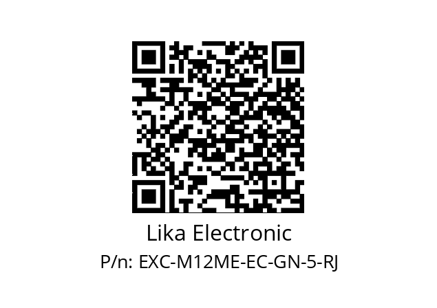   Lika Electronic EXC-M12ME-EC-GN-5-RJ