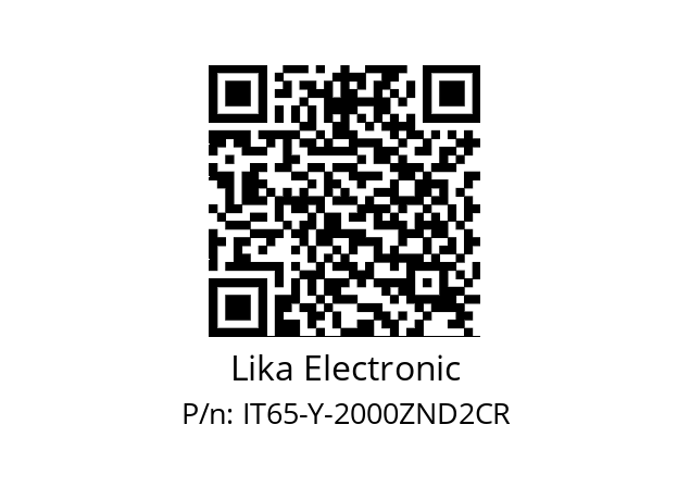   Lika Electronic IT65-Y-2000ZND2CR