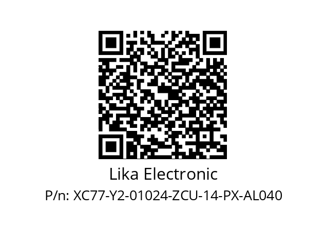   Lika Electronic XC77-Y2-01024-ZCU-14-PX-AL040