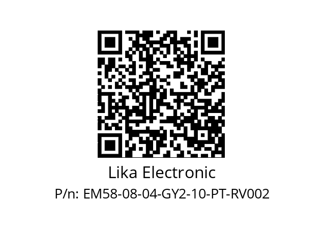   Lika Electronic EM58-08-04-GY2-10-PT-RV002