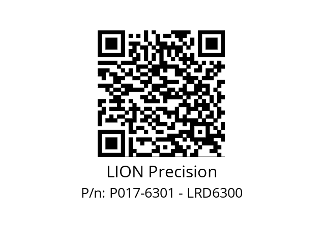   LION Precision P017-6301 - LRD6300