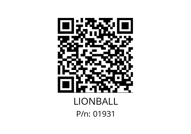   LIONBALL 01931