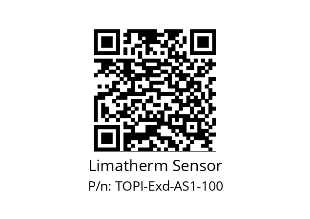   Limatherm Sensor TOPI-Exd-AS1-100