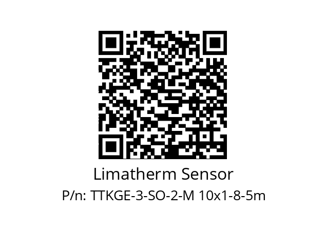   Limatherm Sensor TTKGE-3-SO-2-M 10x1-8-5m