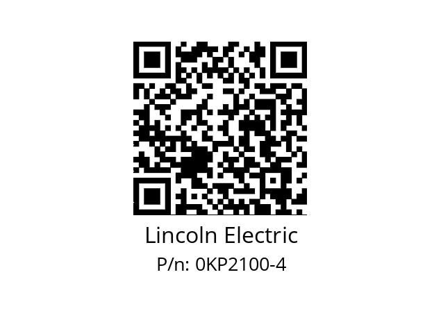   Lincoln Electric 0KP2100-4