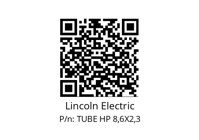   Lincoln Electric TUBE HP 8,6X2,3