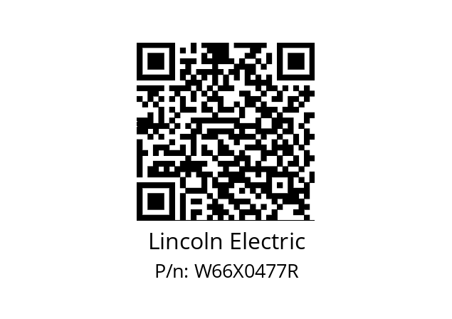   Lincoln Electric W66X0477R