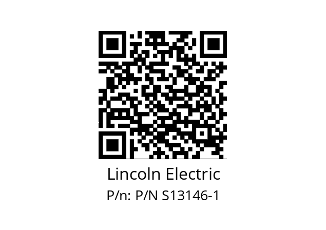   Lincoln Electric P/N S13146-1