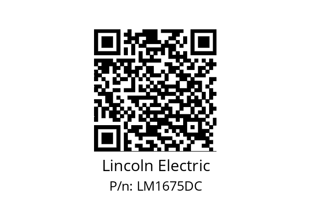   Lincoln Electric LM1675DC