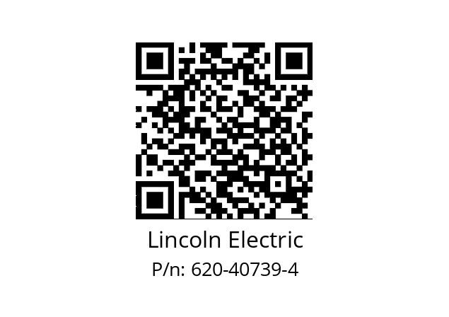   Lincoln Electric 620-40739-4