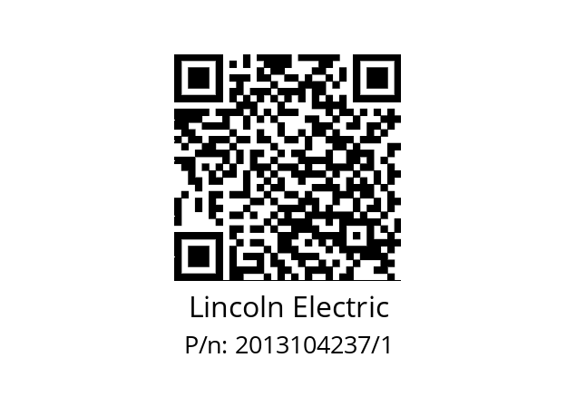   Lincoln Electric 2013104237/1