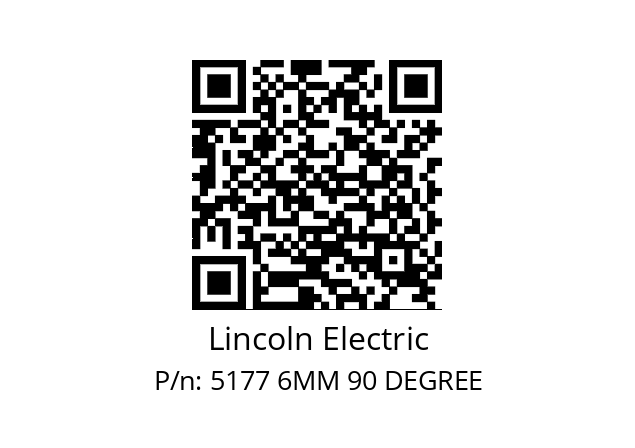   Lincoln Electric 5177 6MM 90 DEGREE