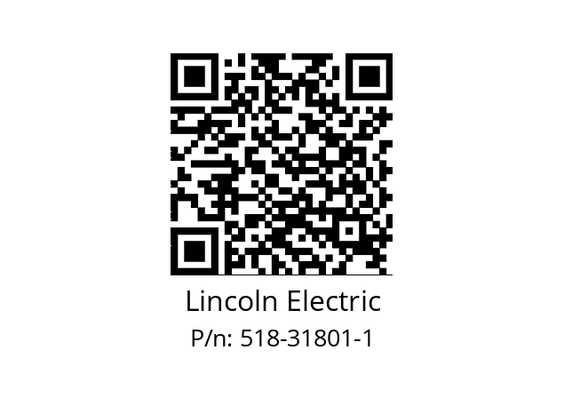   Lincoln Electric 518-31801-1