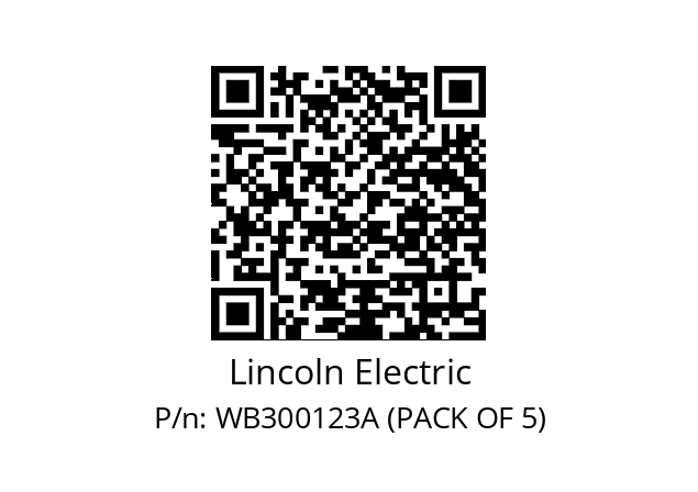   Lincoln Electric WB300123A (PACK OF 5)