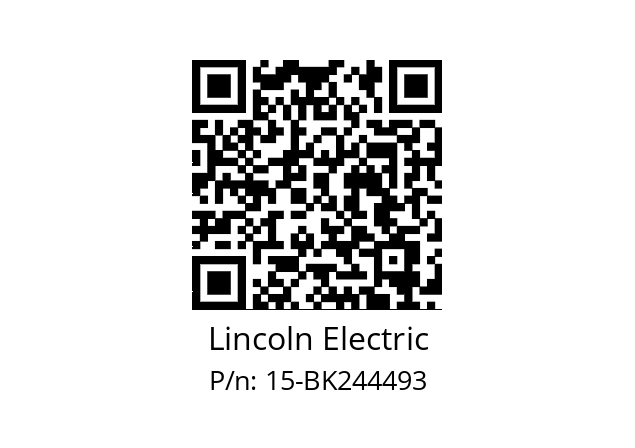   Lincoln Electric 15-BK244493