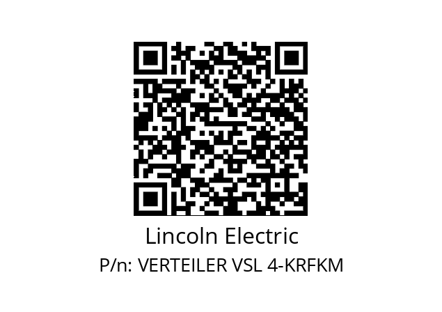   Lincoln Electric VERTEILER VSL 4-KRFKM