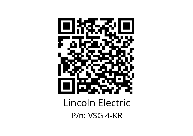   Lincoln Electric VSG 4-KR