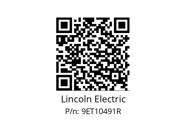   Lincoln Electric 9ET10491R