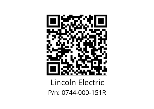   Lincoln Electric 0744-000-151R