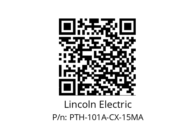   Lincoln Electric PTH-101A-CX-15MA