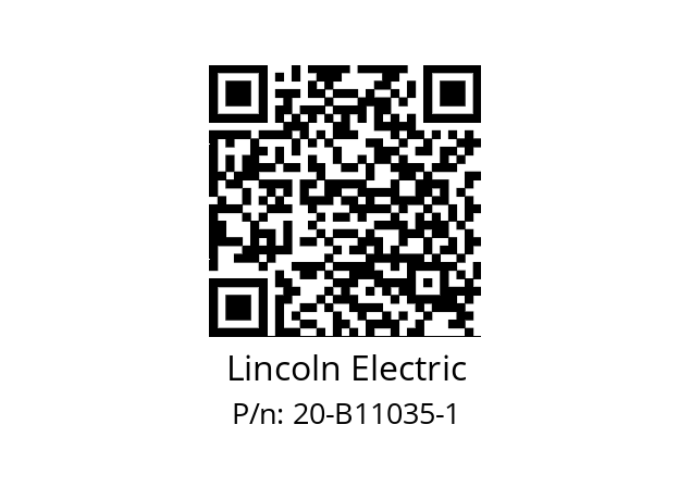   Lincoln Electric 20-B11035-1