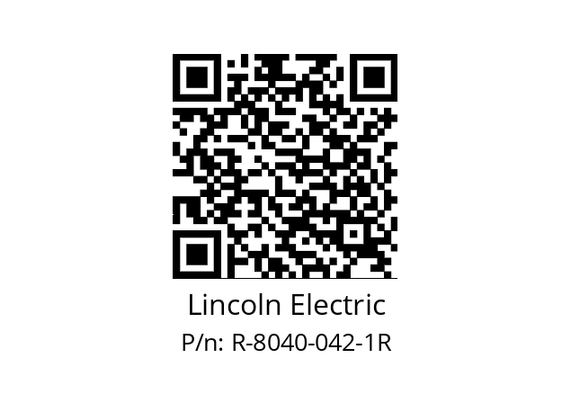   Lincoln Electric R-8040-042-1R