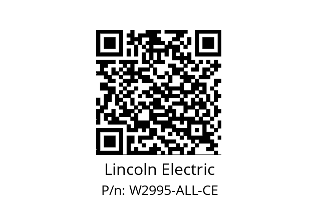   Lincoln Electric W2995-ALL-CE