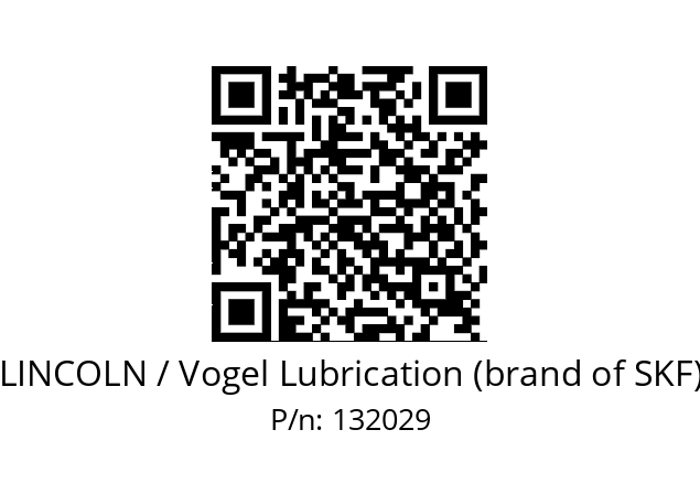   LINCOLN / Vogel Lubrication (brand of SKF) 132029