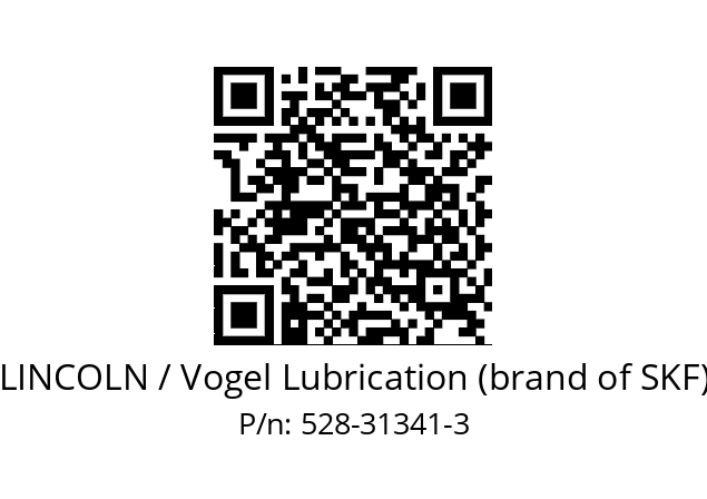   LINCOLN / Vogel Lubrication (brand of SKF) 528-31341-3