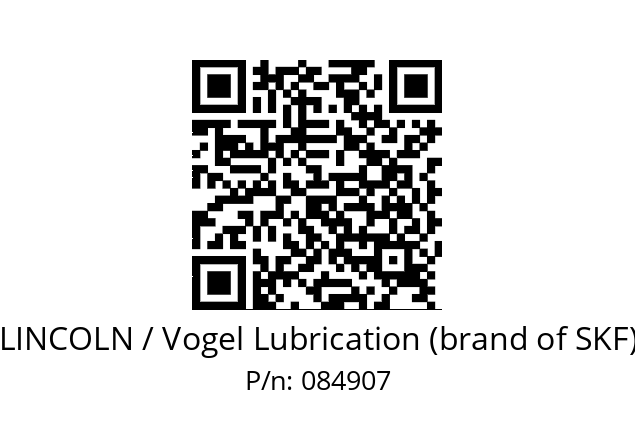   LINCOLN / Vogel Lubrication (brand of SKF) 084907