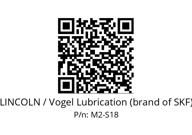   LINCOLN / Vogel Lubrication (brand of SKF) M2-S18