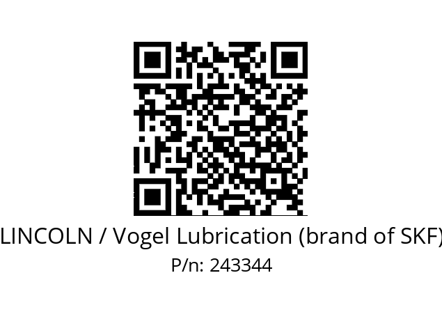   LINCOLN / Vogel Lubrication (brand of SKF) 243344