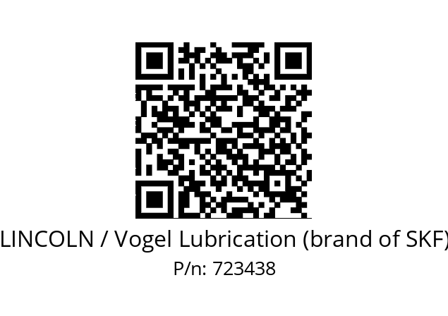   LINCOLN / Vogel Lubrication (brand of SKF) 723438