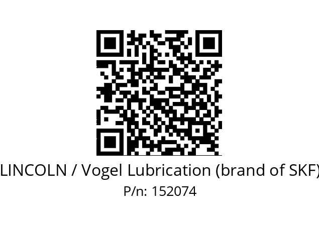   LINCOLN / Vogel Lubrication (brand of SKF) 152074