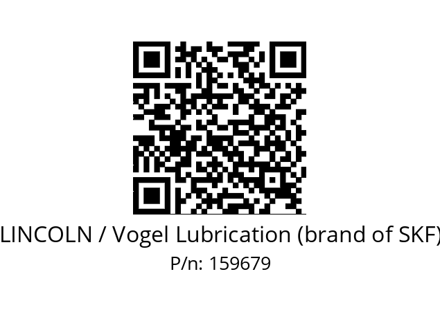   LINCOLN / Vogel Lubrication (brand of SKF) 159679