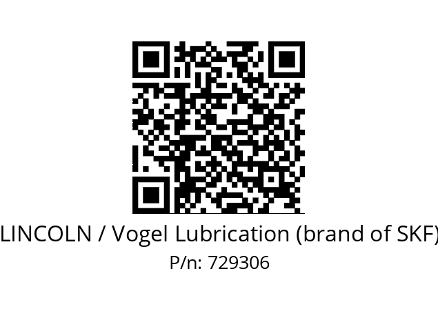   LINCOLN / Vogel Lubrication (brand of SKF) 729306