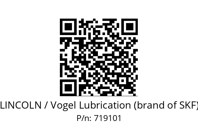   LINCOLN / Vogel Lubrication (brand of SKF) 719101