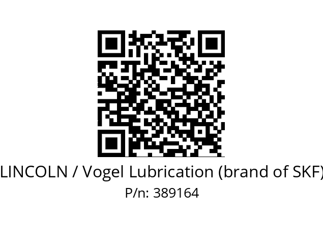   LINCOLN / Vogel Lubrication (brand of SKF) 389164