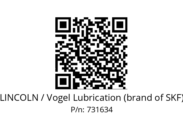   LINCOLN / Vogel Lubrication (brand of SKF) 731634