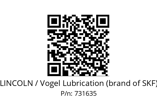   LINCOLN / Vogel Lubrication (brand of SKF) 731635