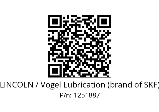   LINCOLN / Vogel Lubrication (brand of SKF) 1251887