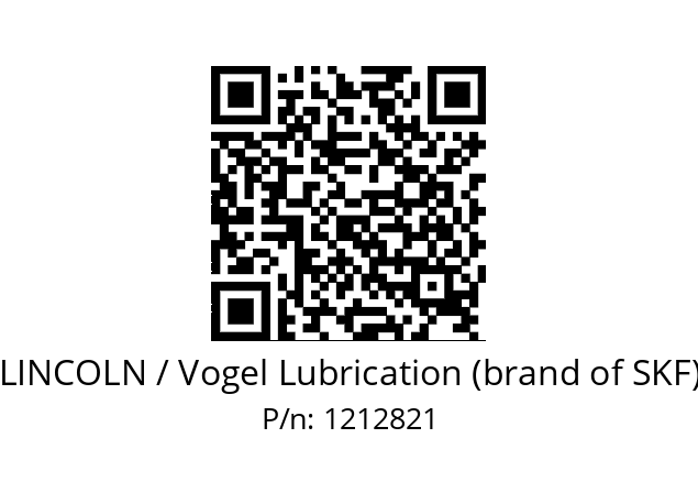   LINCOLN / Vogel Lubrication (brand of SKF) 1212821