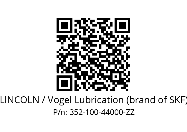   LINCOLN / Vogel Lubrication (brand of SKF) 352-100-44000-ZZ