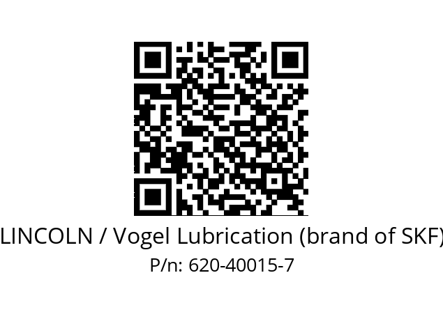   LINCOLN / Vogel Lubrication (brand of SKF) 620-40015-7